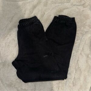 TNA Black Sweatpants Relaxed Fit Joggers